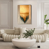 Abstract 403 Canvas Art 60 x 40 cm / Black