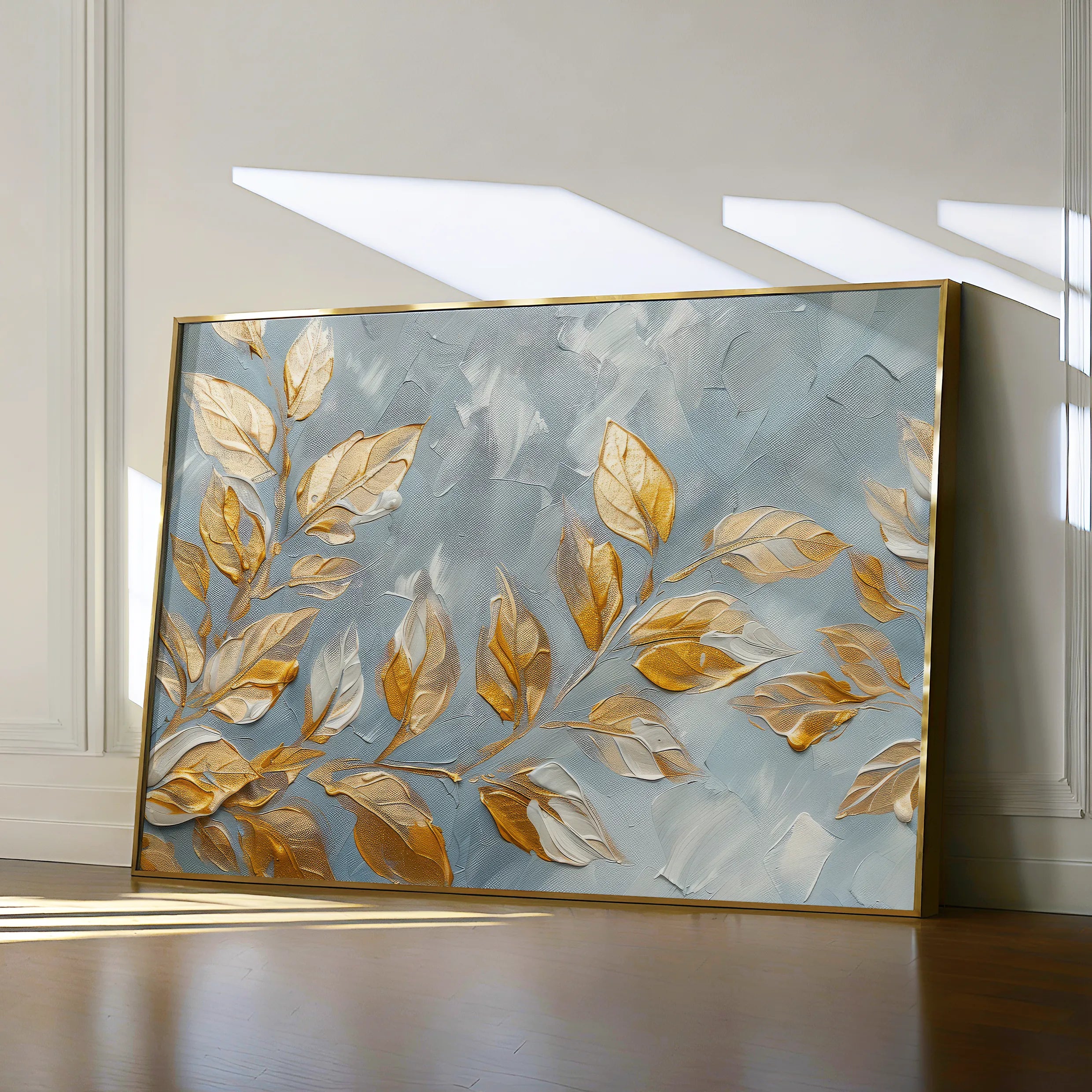 Floral 403 Canvas Art 60 x 40 cm / Black