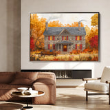 Landscape 403 Canvas Art 60 x 40 cm / Black