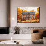 Landscape 403 Canvas Art 60 x 40 cm / Black