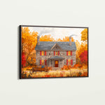 Landscape 403 Canvas Art 60 x 40 cm / Black