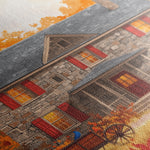 Landscape 403 Canvas Art 60 x 40 cm / Black