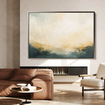 Abstract 404 Canvas Art 60 x 40 cm / Black