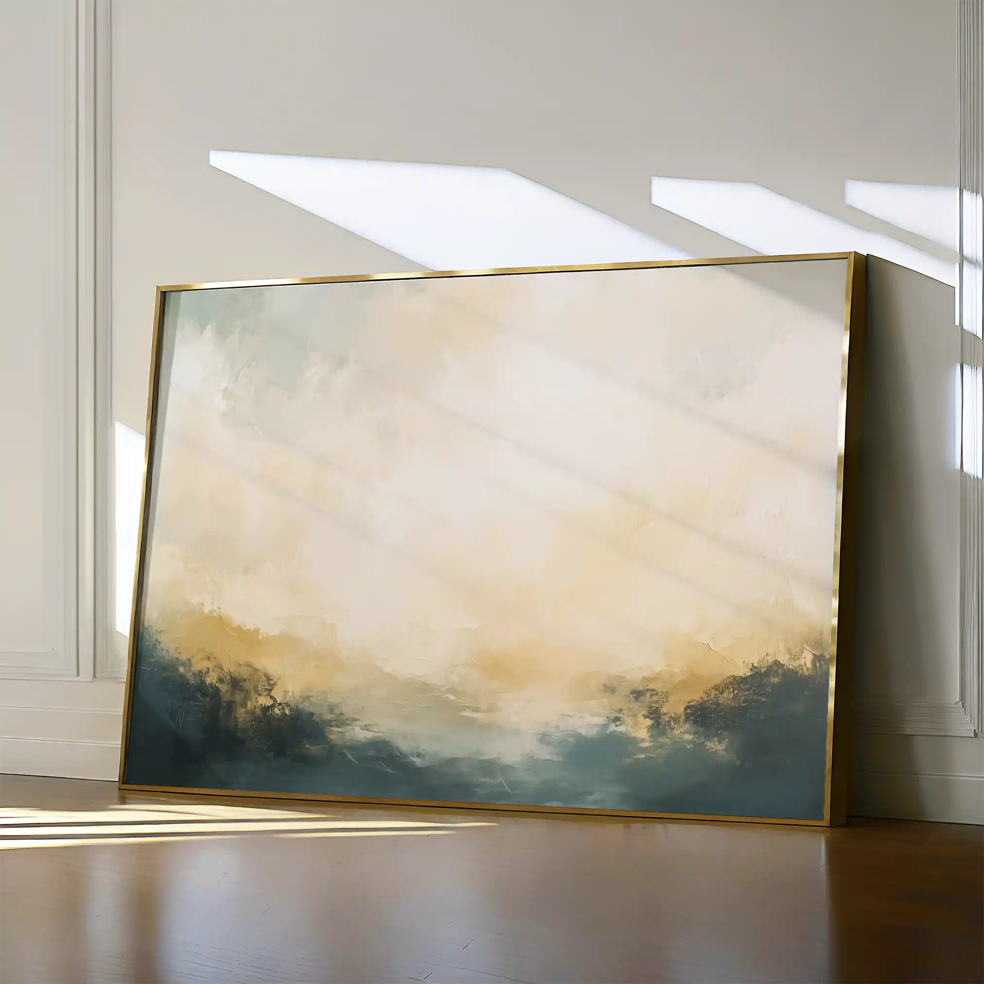 Abstract 404 Canvas Art 60 x 40 cm / Black
