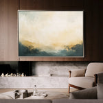 Abstract 404 Canvas Art 60 x 40 cm / Black
