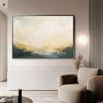 Abstract 404 Canvas Art 60 x 40 cm / Black