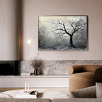 Landscape 404 Canvas Art 60 x 40 cm / Black