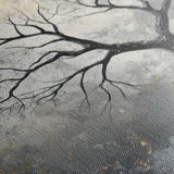 Landscape 404 Canvas Art 60 x 40 cm / Black