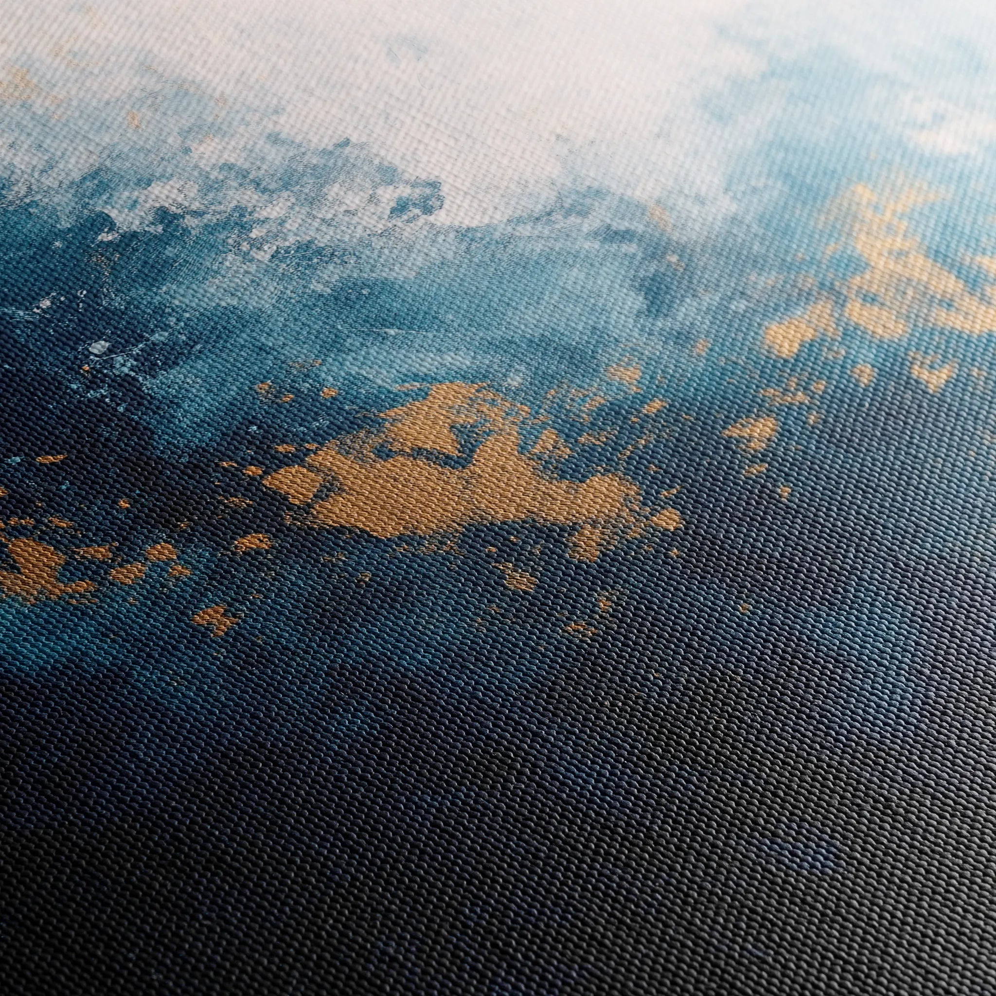 Abstract 405 Canvas Art 60 x 40 cm / Black