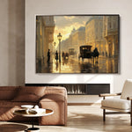Landscape 405 Canvas Art 60 x 40 cm / Black