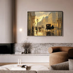 Landscape 405 Canvas Art 60 x 40 cm / Black