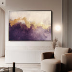 Abstract 408 Canvas Art 60 x 40 cm / Black