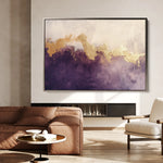 Abstract 408 Canvas Art 60 x 40 cm / Black