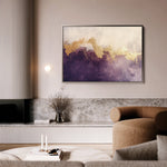 Abstract 408 Canvas Art 60 x 40 cm / Black