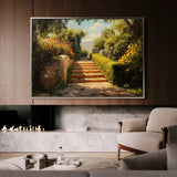 Landscape 408 Canvas Art 60 x 40 cm / Black
