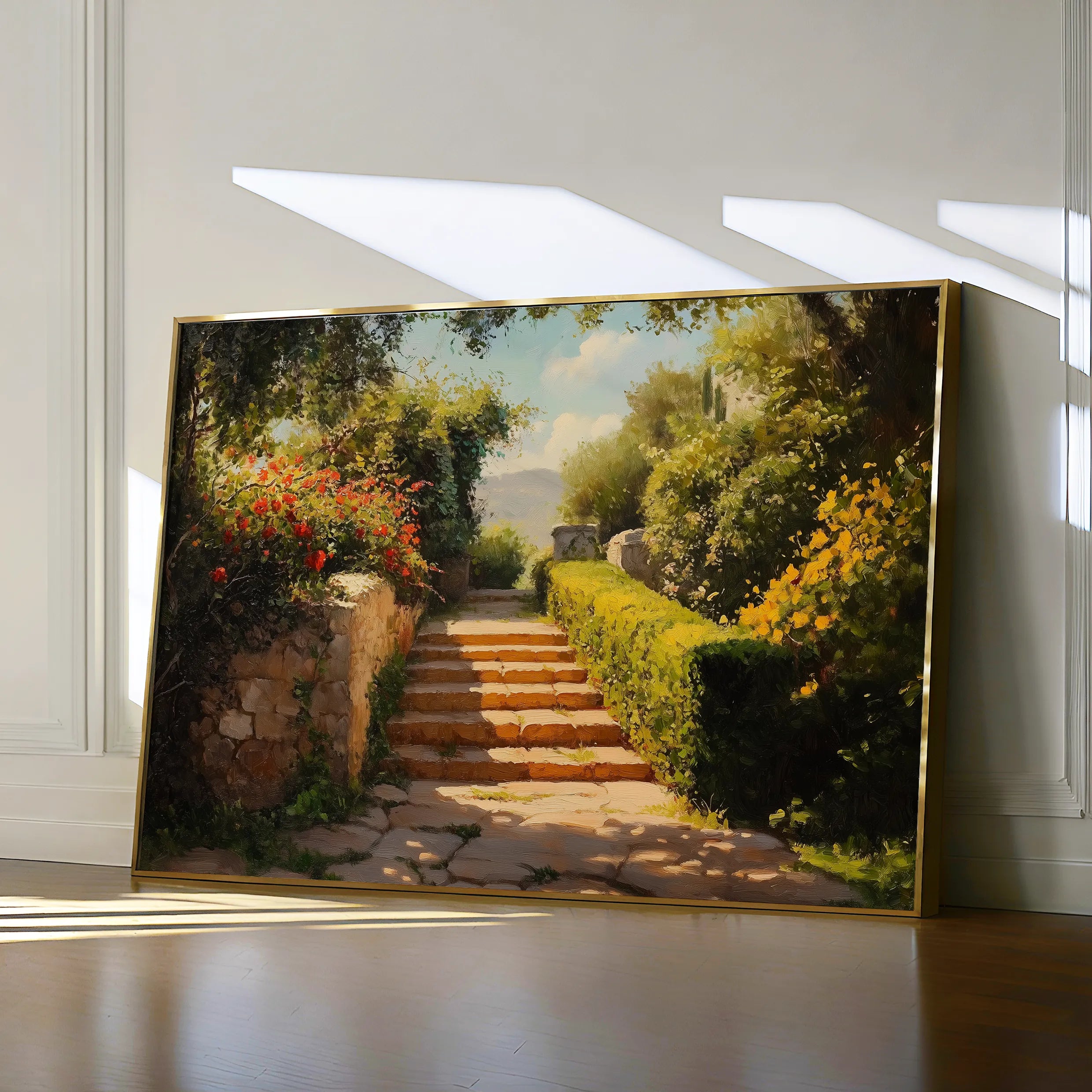 Landscape 408 Canvas Art 60 x 40 cm / Black