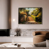 Landscape 408 Canvas Art 60 x 40 cm / Black