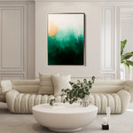 Abstract 410 Canvas Art 60 x 40 cm / Black