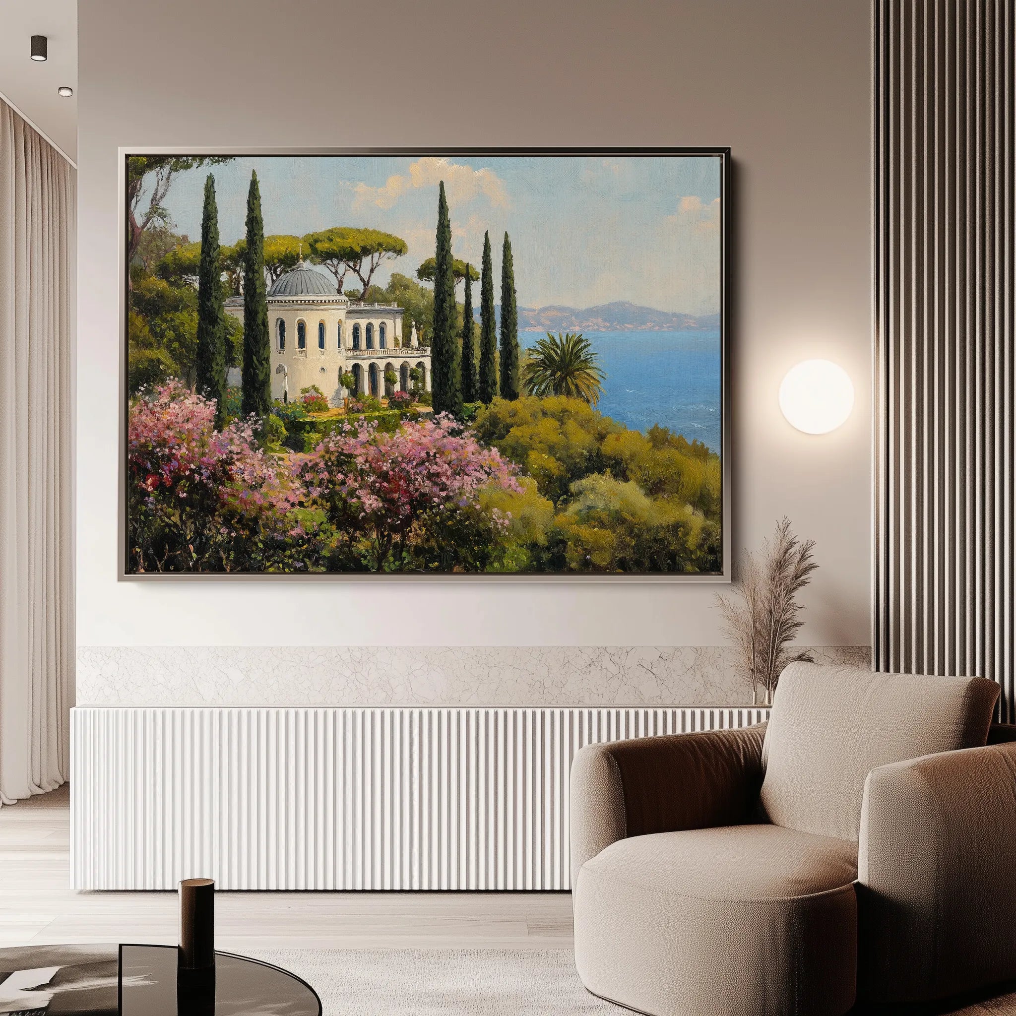 Landscape 410 Canvas Art 60 x 40 cm / Black