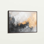 Abstract 411 Canvas Art 60 x 40 cm / Black