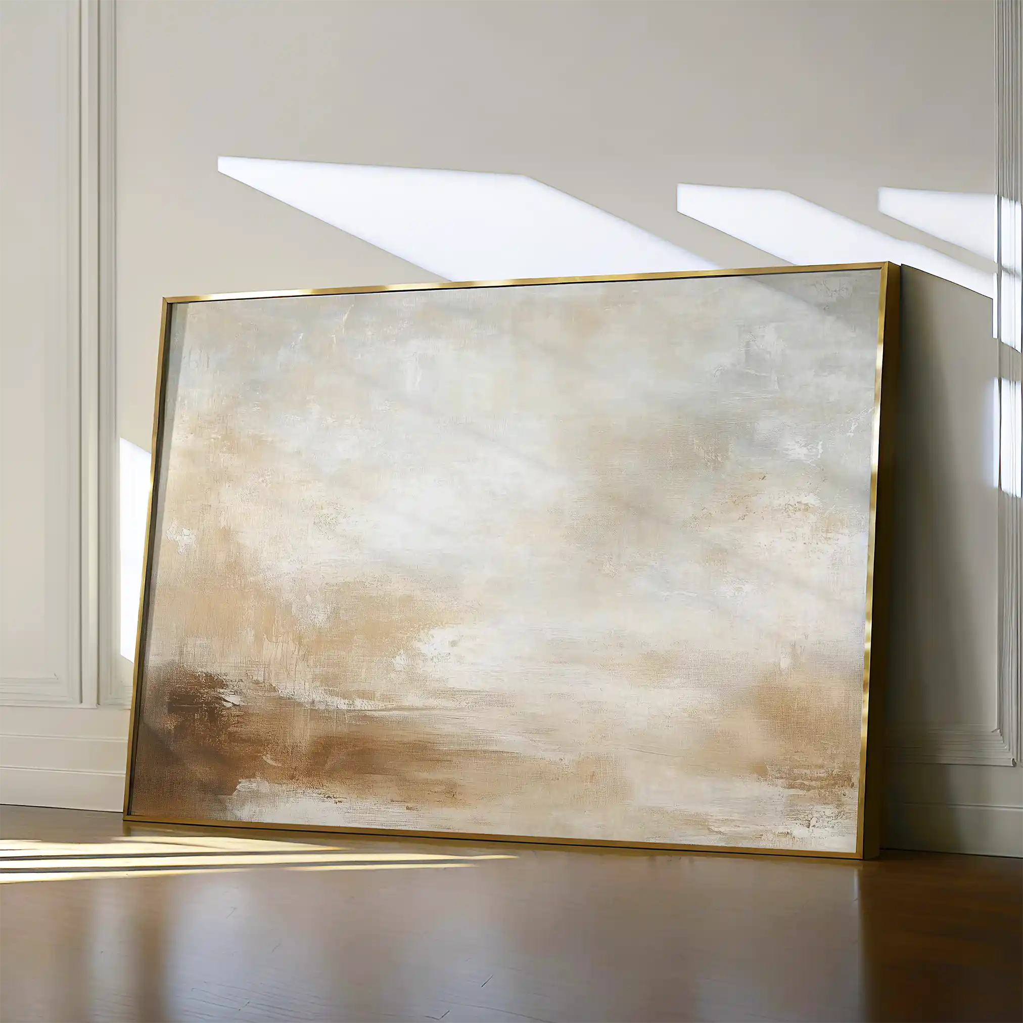 Abstract 412 Canvas Art 60 x 40 cm / Black