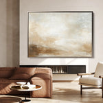 Abstract 412 Canvas Art 60 x 40 cm / Black
