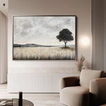 Landscape 413 Canvas Art 60 x 40 cm / Black