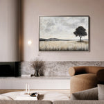 Landscape 413 Canvas Art 60 x 40 cm / Black