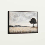Landscape 413 Canvas Art 60 x 40 cm / Black