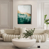 Abstract 414 Canvas Art 60 x 40 cm / Black