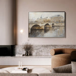 Landscape 414 Canvas Art 60 x 40 cm / Black