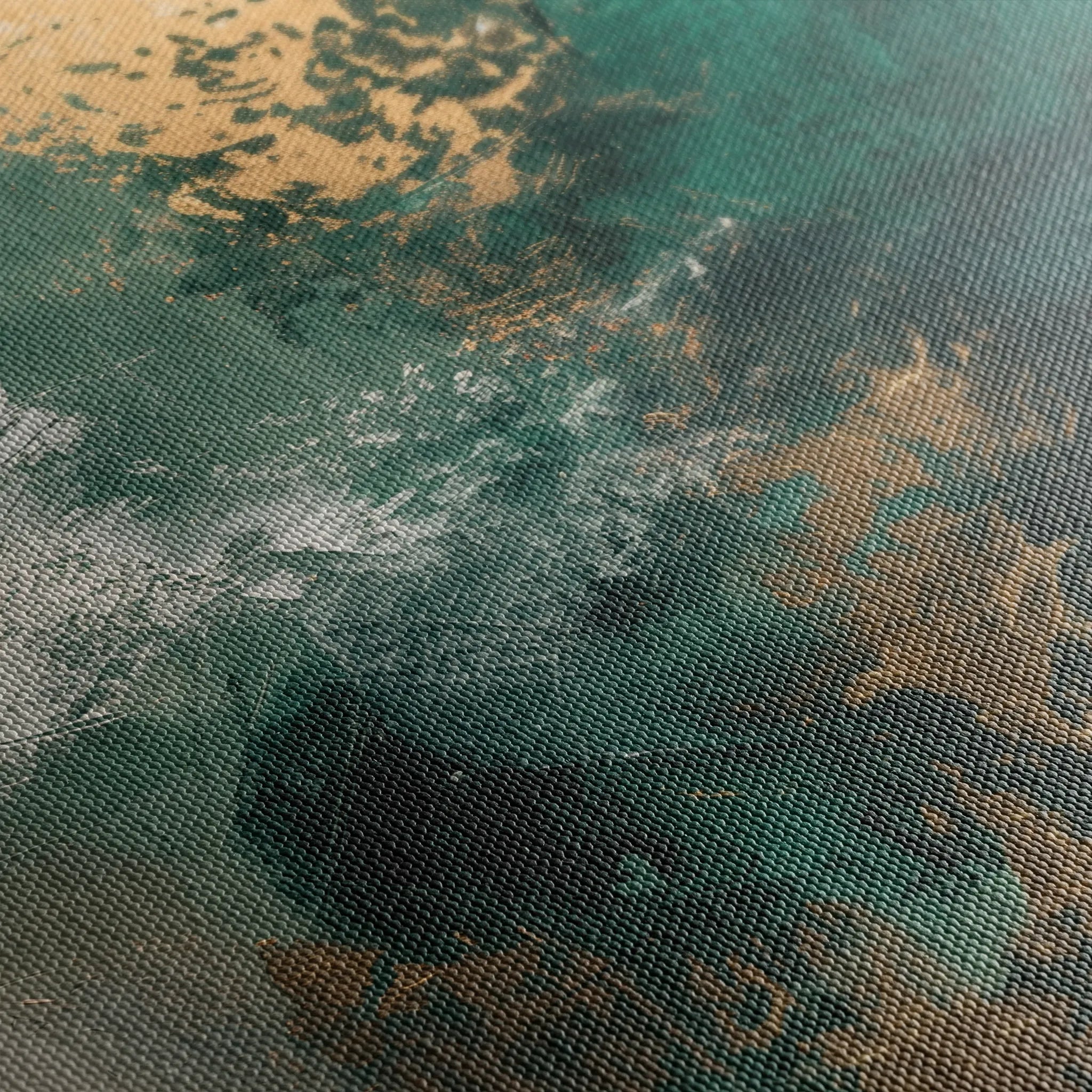 Abstract 415 Canvas Art 60 x 40 cm / Black
