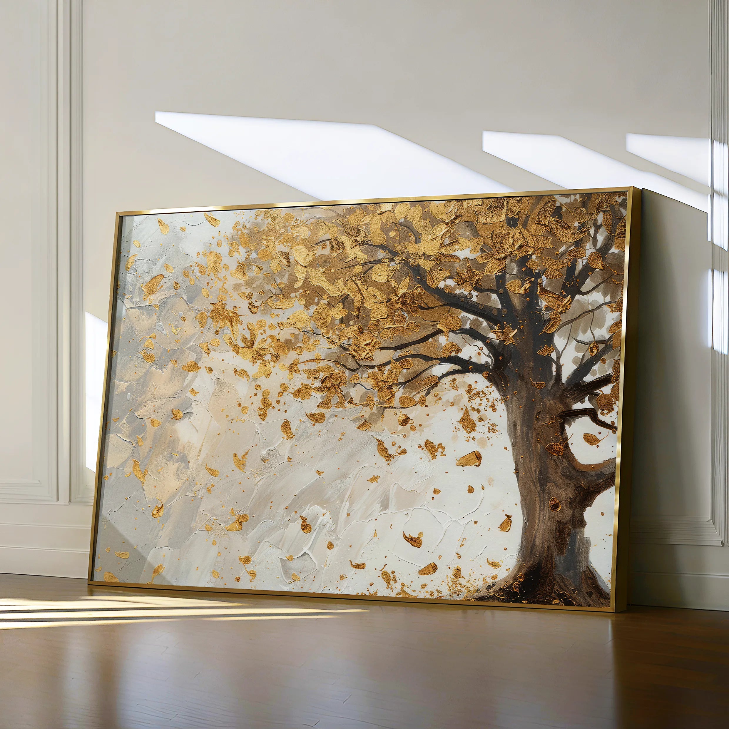 Floral 415 Canvas Art 60 x 40 cm / Black