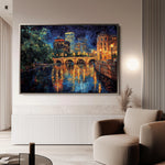 Landscape 415 Canvas Art 60 x 40 cm / Black