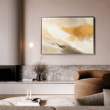 Abstract 416 Canvas Art 60 x 40 cm / Black