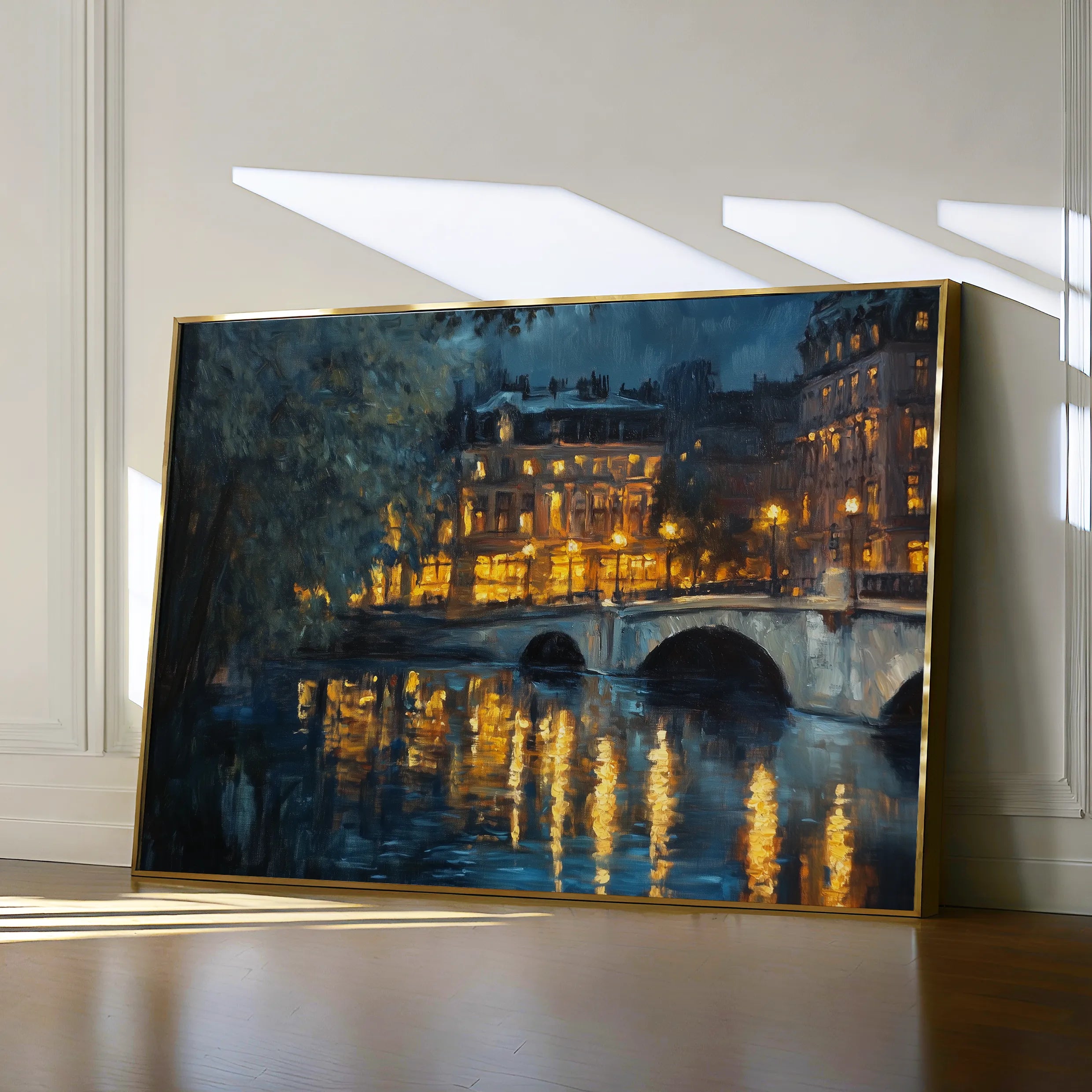 Landscape 416 Canvas Art 60 x 40 cm / Black