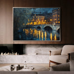 Landscape 416 Canvas Art 60 x 40 cm / Black