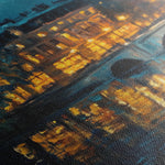 Landscape 416 Canvas Art 60 x 40 cm / Black