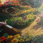 Landscape 418 Canvas Art 60 x 40 cm / Black