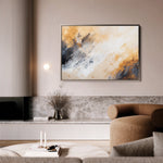 Abstract 419 Canvas Art 60 x 40 cm / Black