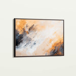 Abstract 419 Canvas Art 60 x 40 cm / Black