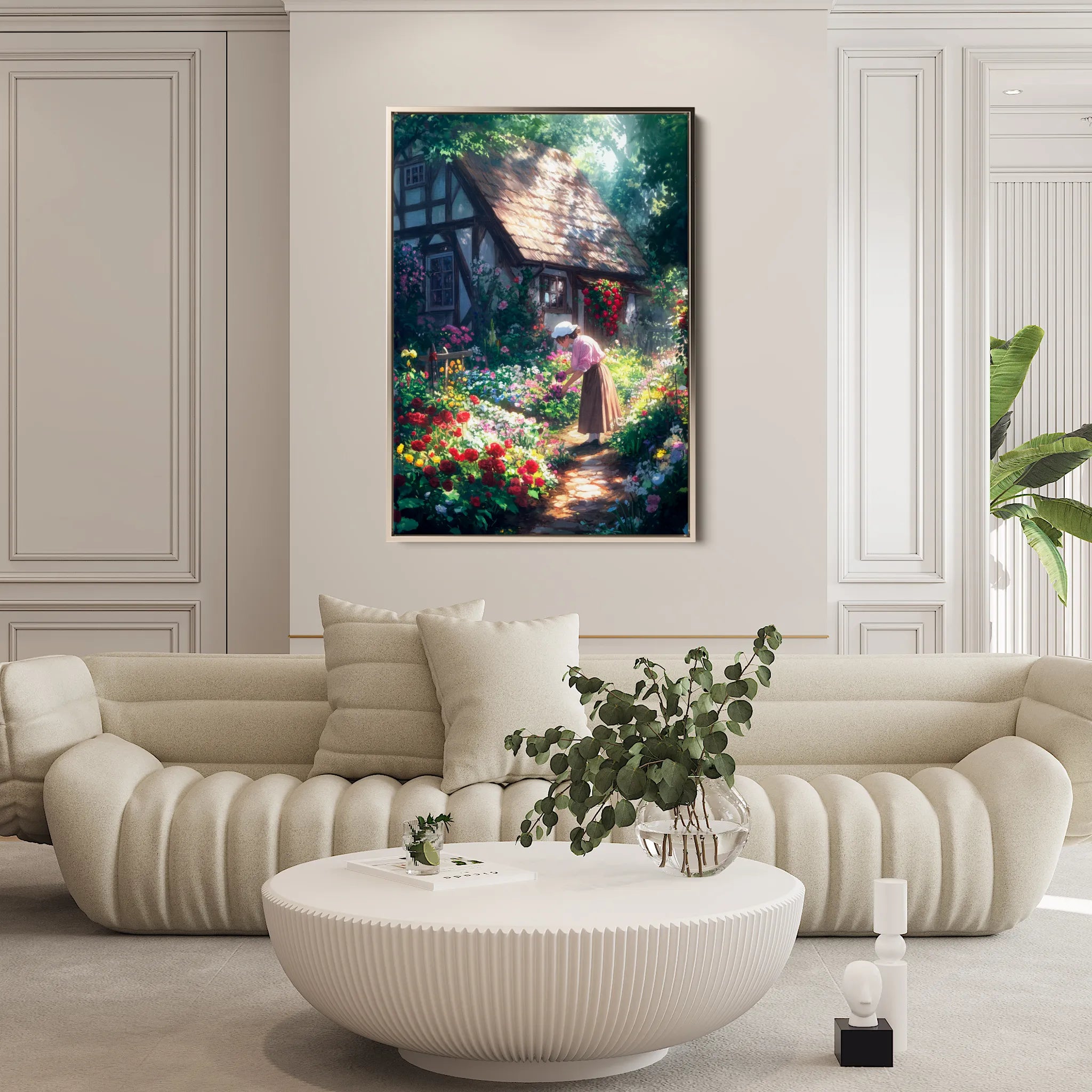 Landscape 419 Canvas Art 60 x 40 cm / Black