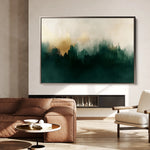 Abstract 420 Canvas Art 60 x 40 cm / Black