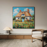 Landscape 420 Canvas Art 60 x 60 cm / Black