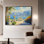 Landscape 421 Canvas Art 60 x 40 cm / Black