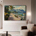 Landscape 422 Canvas Art 60 x 40 cm / Black