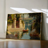 Landscape 423 Canvas Art 60 x 40 cm / Black