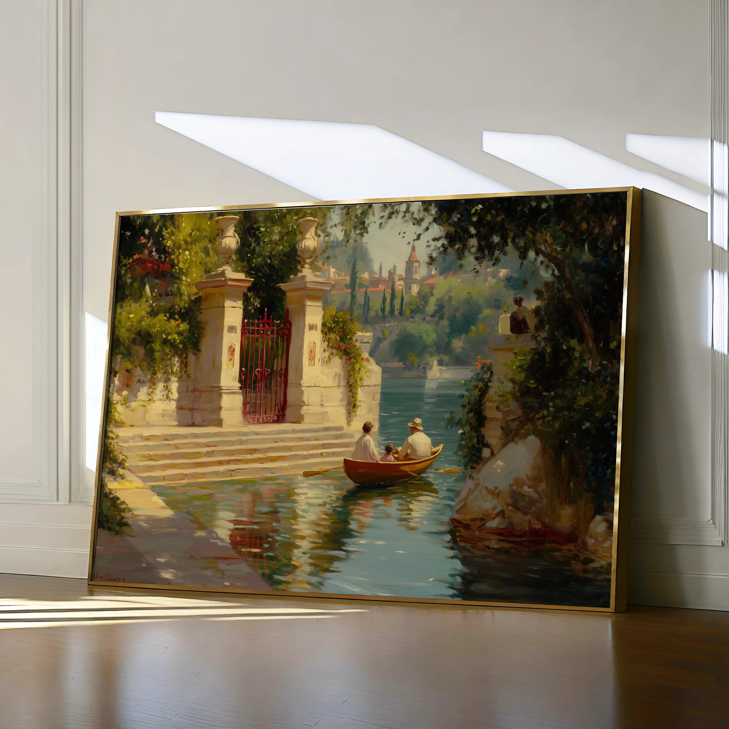 Landscape 423 Canvas Art 60 x 40 cm / Black