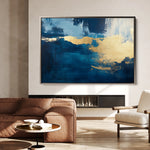 Abstract 428 Canvas Art 60 x 40 cm / Black