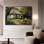 Landscape 428 Canvas Art 60 x 40 cm / Black